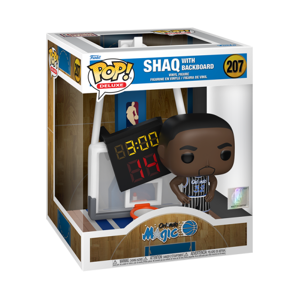 FUNKO POP! Sports Basketball NBA  Deluexe Vinyl Figur Orlando Magic Shaq with Backboard 207