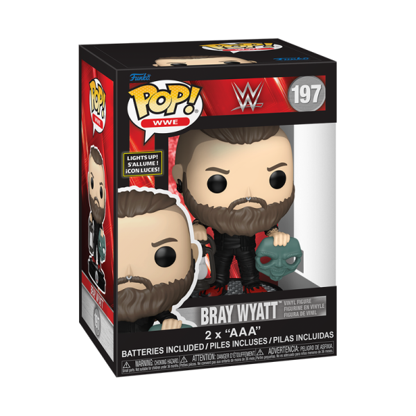 FUNKO POP! Vinyl Figur Sports Wrestling WWE Bray Wyatt Light Up 197