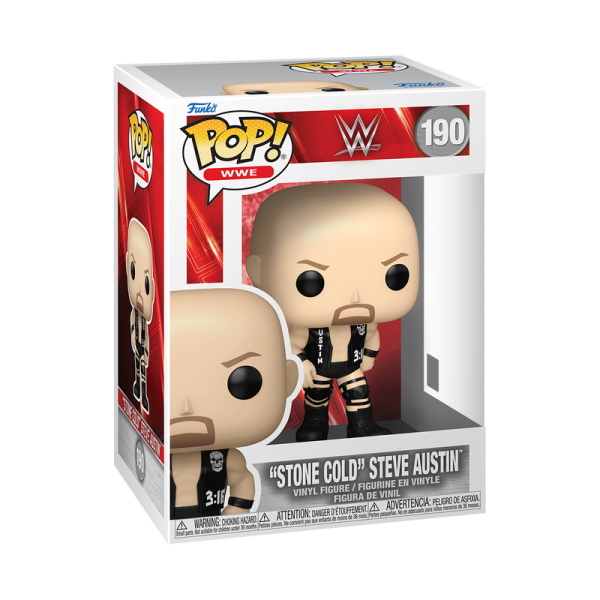 FUNKO POP! Vinyl Figur Sports Wrestling WWE Stone Cold Steve Austin 190