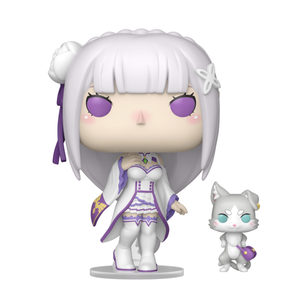 FUNKO POP! Vinyl Figur Animation Re Zero Emilia with Puck 2112