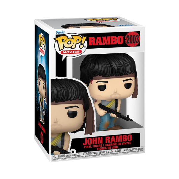 FUNKO POP! Vinyl Figur Movie Rambo John Rambo with Gun 2003