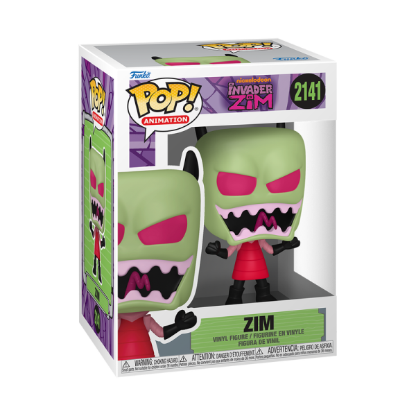 FUNKO POP! Vinyl Figur Animation Invader Zim Zim 2141