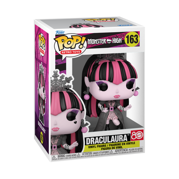 FUNKO POP! Vinyl Figur Retro Toys Icon Monster High Draculaura 163