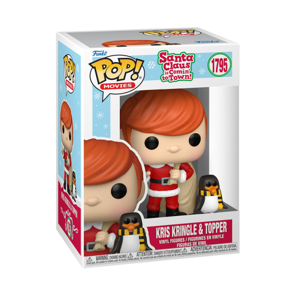 FUNKO POP! Vinyl Figur Movie Santa Claus is Comin to Town Kris Kringle und Topper 1795