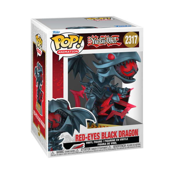 FUNKO POP! Vinyl Figur Premium Animation Yugioh Red-Eyes Black Dragon 2317