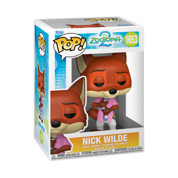 FUNKO POP! Vinyl Figur Disney Zoomania 2 Nick WIlde 1653