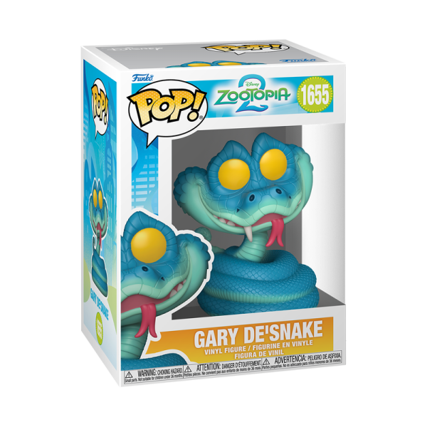 FUNKO POP! Vinyl Figur Disney Zoomania 2 Gary De Snake 1655