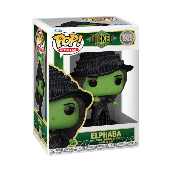 FUNKO POP! Vinyl Figur Movie Wicked Elphaba with Grimmerie 1925