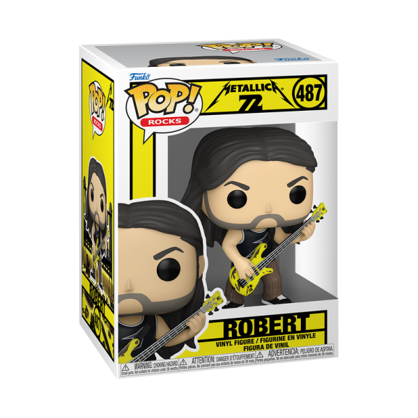 FUNKO POP! Vinyl Figur Music Rocks Metallica Robert 72 Seasons 487