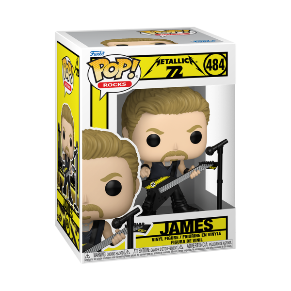 FUNKO POP! Vinyl Figur Music Rocks Metallica James 72 Seasons 484
