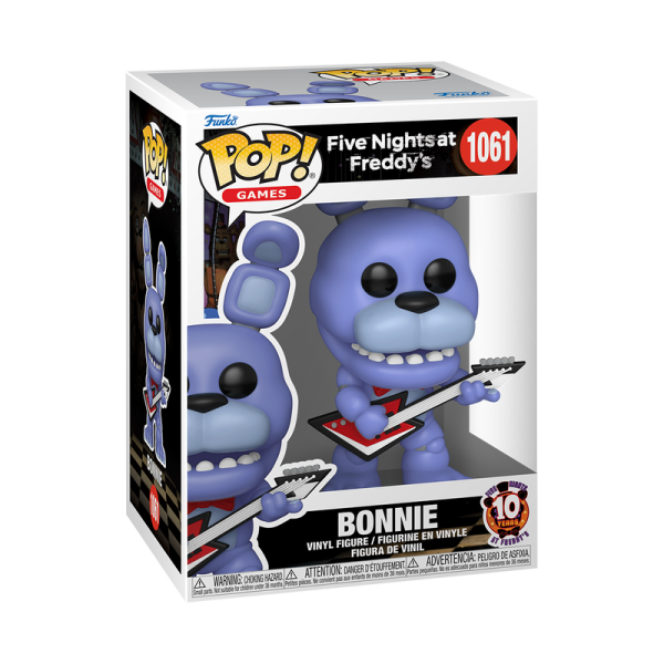 FUNKO POP! Vinyl Figur Games Five Nights at Freddys 10th Anniversary Bonnie 1061