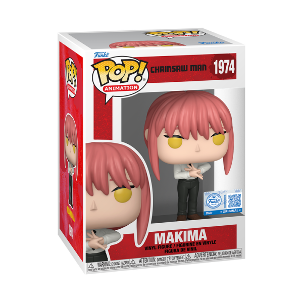 FUNKO POP! Vinyl Figur Animation Chainsaw Man Makima 1974 Special