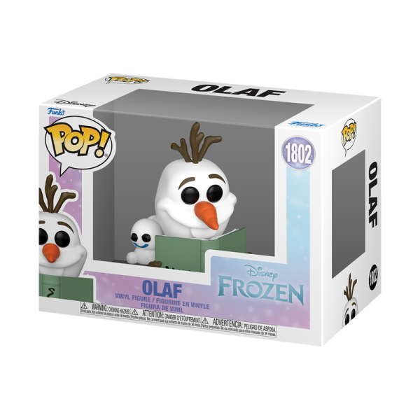FUNKO POP! Vinyl Figur Disney Frozen Die Eiskönigin Olaf with Book 1802