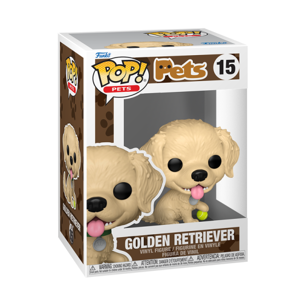 FUNKO POP! Vinyl Figur Pets Golden Retriever 15