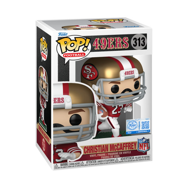 FUNKO POP! Vinyl Figur Sports Football NFL San Francisco 49ers Christian McCaffrey 313 Special