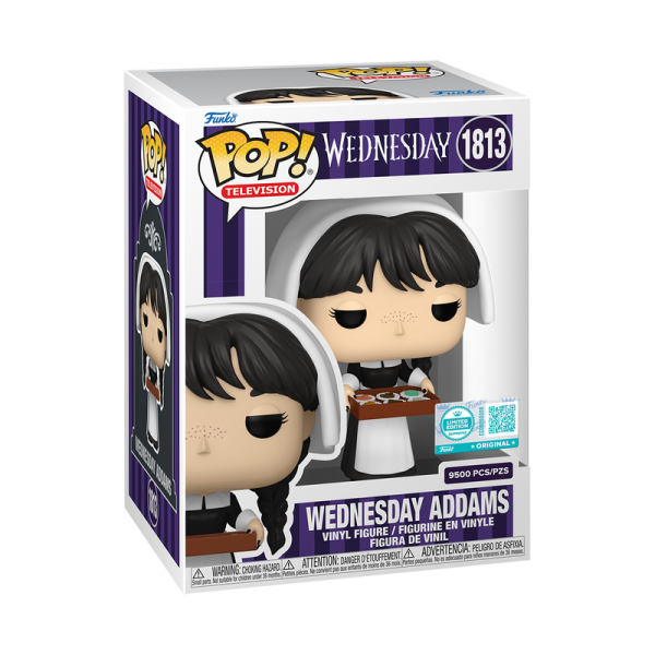FUNKO POP! Vinyl Figur Television Wednesday Wednesday Addams with Fudge 1813 9500 PCS