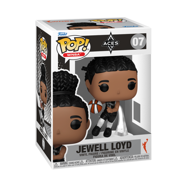 FUNKO POP! Vinyl Figur Sports WNBA Frauen Basketball Las Vegas Aces Jewell Loyd 7