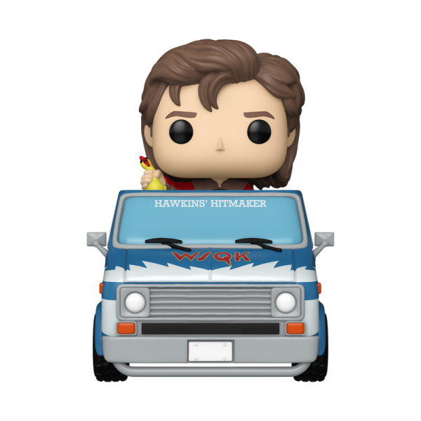FUNKO POP! Vinyl Figur Television Stranger Things Rides Steve with Squawk Van 138