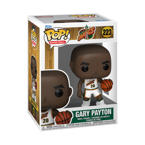 FUNKO POP! Vinyl Figur Sports Basketball NBA Seattle Super Sonics Gary Payton 223