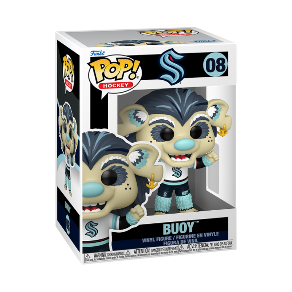 FUNKO POP!  Vinyl Figur Sports NHL Mascots: Kraken- Buoy 08