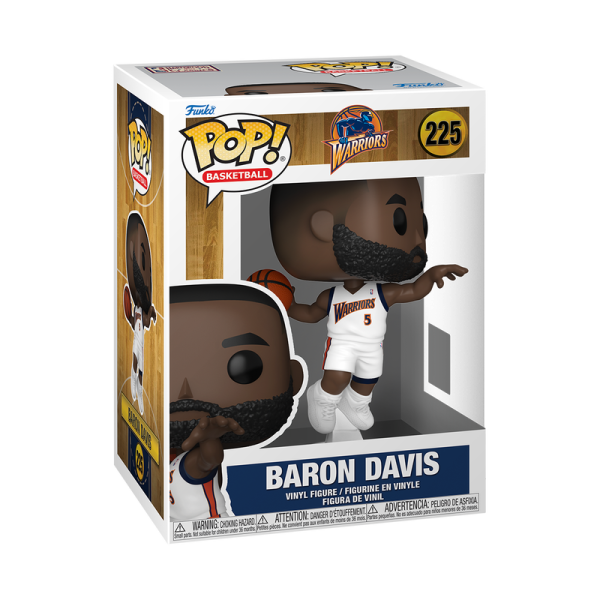 FUNKO POP! Vinyl Figur Sports Basketball NBA Golden State Warriors Baron Davis 225