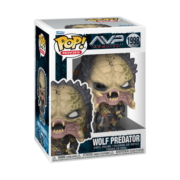 FUNKO POP! Vinyl Figur Movie AVP Alien vs Predator Requiem Wolf Predator 1998 Chance of Chase