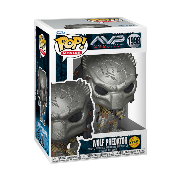 FUNKO POP! Vinyl Figur Movie AVP Alien vs Predator Requiem Wolf Predator 1998 Chance of Chase