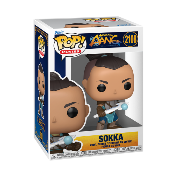 FUNKO POP! Vinyl Figur Movie Avatar Aang The Last Airbender Herr Der Elemente Lost Realm Sokka 2108