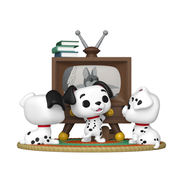 FUNKO POP! Vinyl Figur Moments Disney 101 Dalmatiner Rolly Patch Lucky with TV 1664