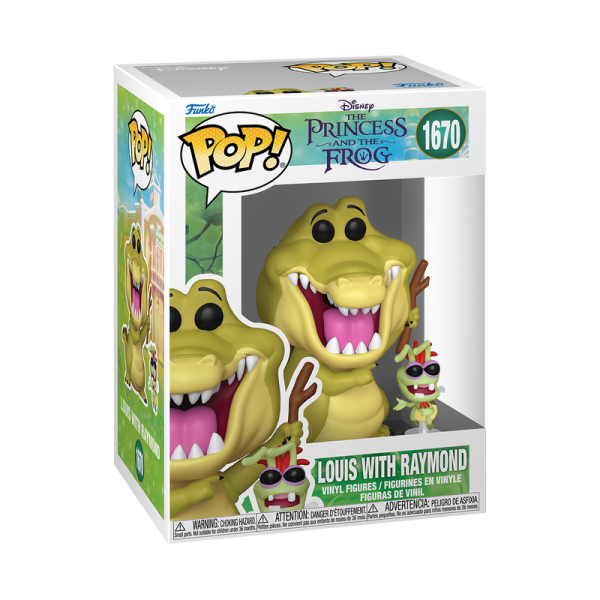FUNKO POP! Vinyl Figur Disney Küss den Frosch Louis with Raymond 1670