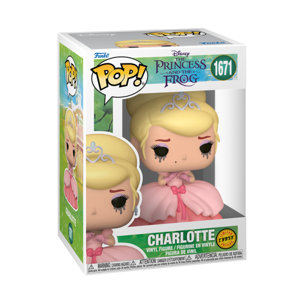 FUNKO POP! Vinyl Figur Disney Küss den Frosch Charlotte 1671 Chance of Chase