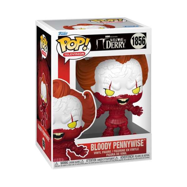 FUNKO POP! Vinyl Figur Television IT ES Welcome to Derry Bloody Pennywise 1856