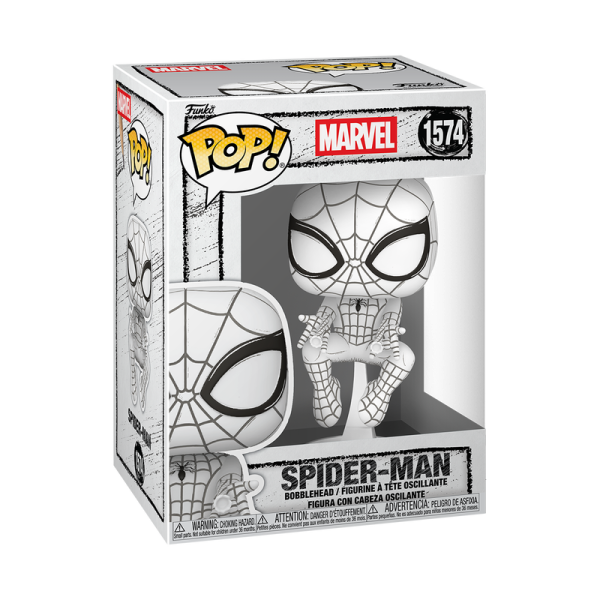 FUNKO POP! Vinyl Figur MARVEL Sketched Spider-Man 1574