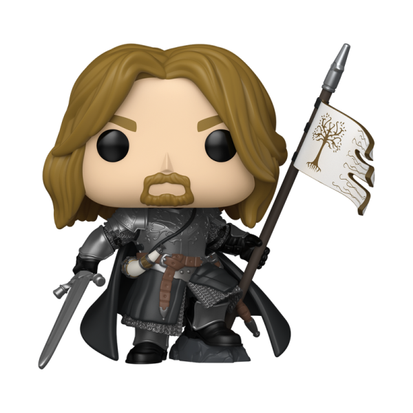 FUNKO POP! Vinyl Figur Movie The Lord of the Rings Boromir with Gondor Flag 1986