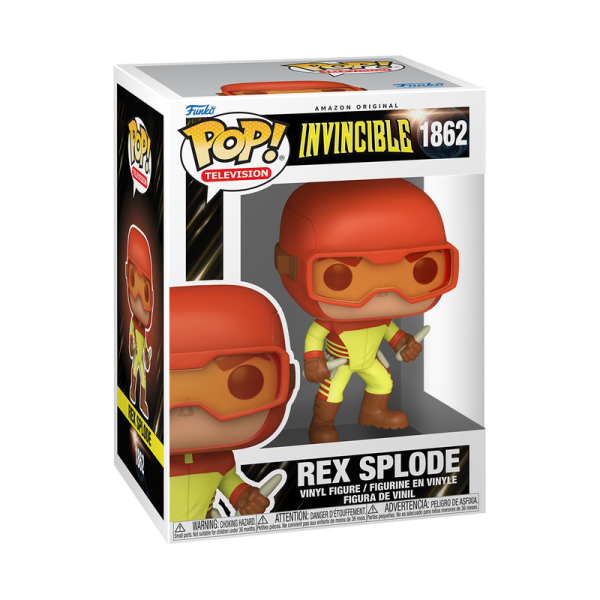 FUNKO POP! Vinyl Figur Television Invincible Rex Splode 1862 Chance of Chase