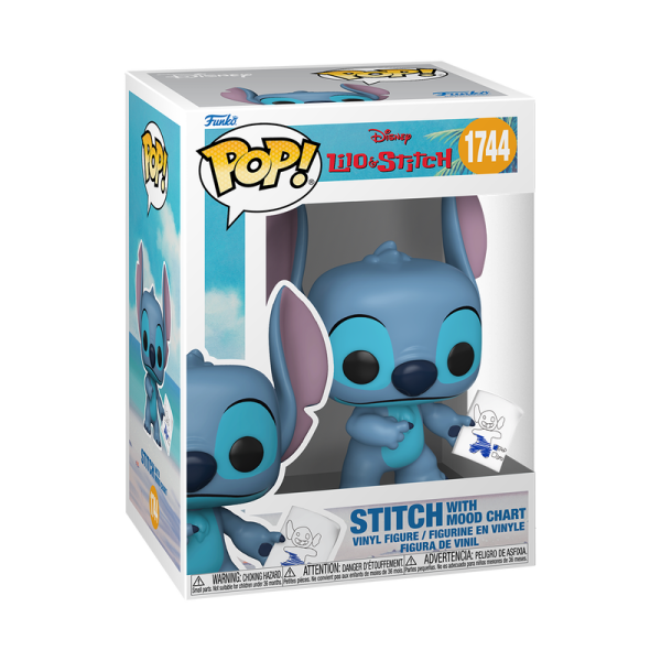 FUNKO POP! Vinyl Figur Disney Lilo und Stitch Stitch with Mood Chart 1744 Chance of Chase