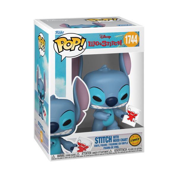 FUNKO POP! Vinyl Figur Disney Lilo und Stitch Stitch with Mood Chart 1744 Chance of Chase