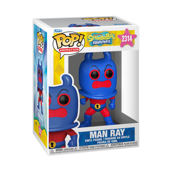 FUNKO POP! Vinyl Figur Animation Spongebob Sqaurepants Man Ray Mantarochen 2314