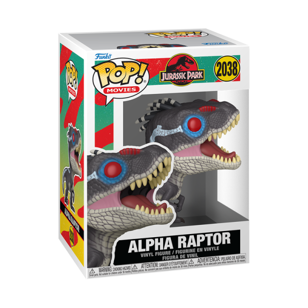 FUNKO POP! Vinyl Figur Movie Jurassic Park Alpha Raptor 2038