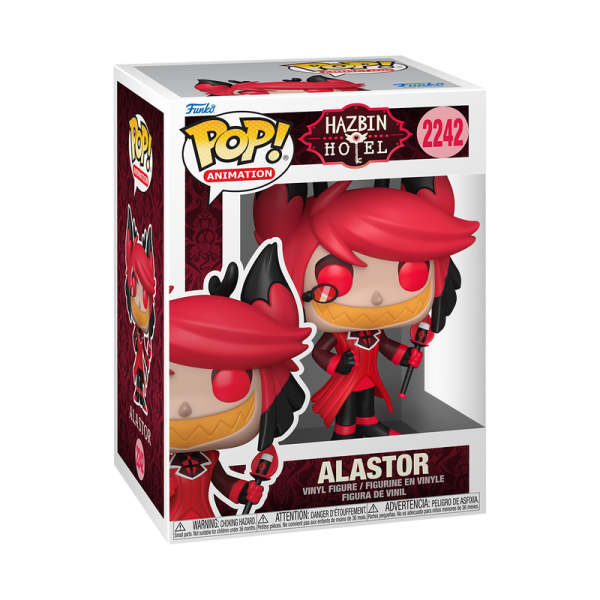 FUNKO POP! Vinyl Figur Animation Hazbin Hotel Alastor 2242  Chance of Chase