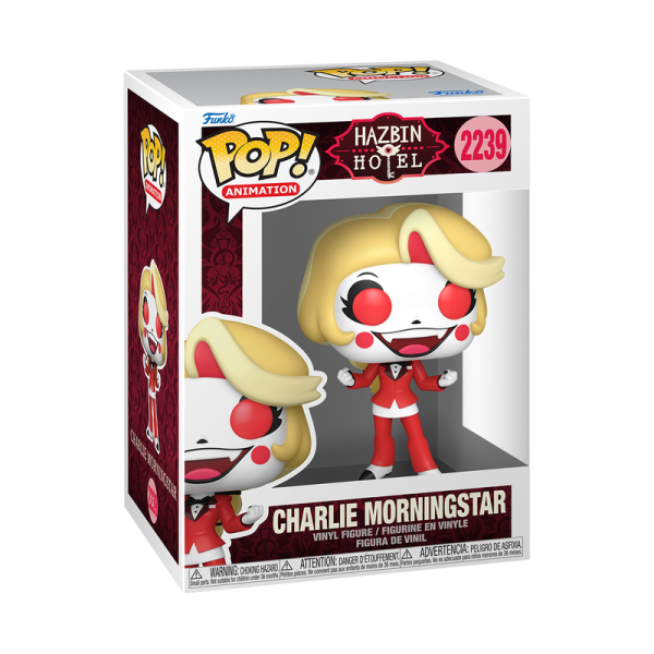 FUNKO POP! Vinyl Figur Animation Hazbin Hotel Charlie Morningstar 2239 Chance of Chase