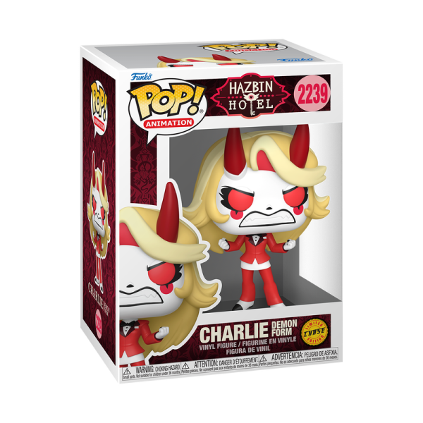 FUNKO POP! Vinyl Figur Animation Hazbin Hotel Charlie Morningstar 2239 Chance of Chase