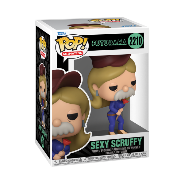FUNKO POP! Vinyl Figur Animation Futurama Sexy Scruffy 2210