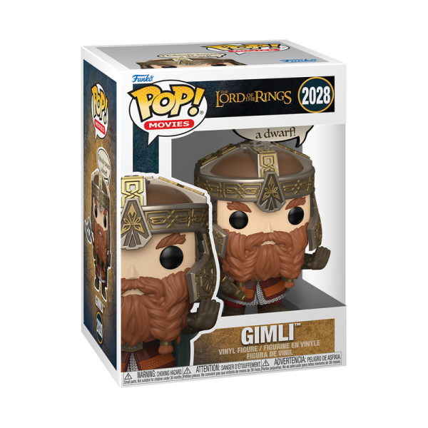 FUNKO POP! Vinyl Figur Movie The Lord of the Rings Gimli nobody tosses a dwarf 2028