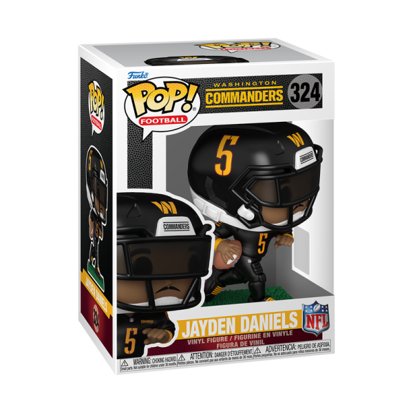 FUNKO POP! Vinyl Figur Sports NFL Football Washington Commanders Jayden Daniels 324