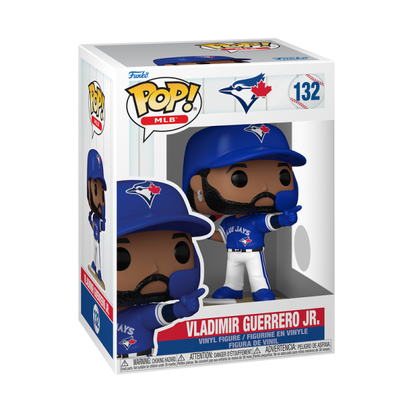 FUNKO POP! Vinyl Figur Sports Baseball MLB Toronto Blue Jays Vladimir Guerrero Jr 132