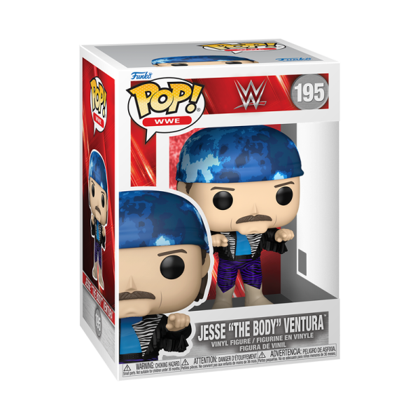 FUNKO POP! Vinyl Figur Sports Wrestling WWE Jesse The Body Ventura 195