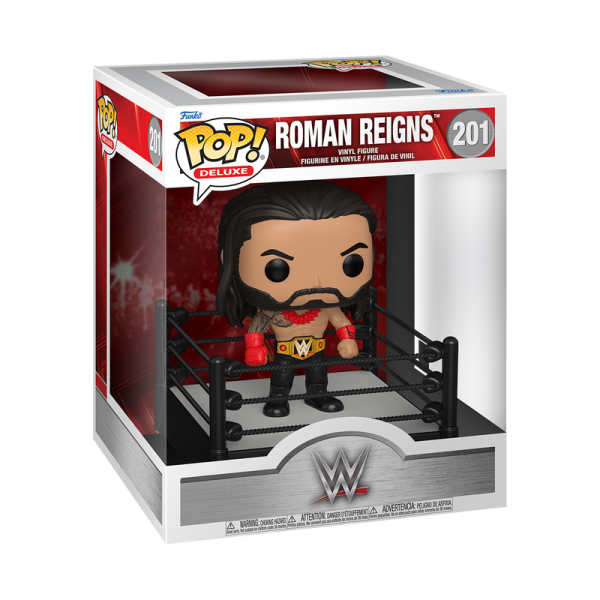 FUNKO POP! Vinyl Figur Deluxe Sports Wrestling WWE Roman Reigns in Ring 201