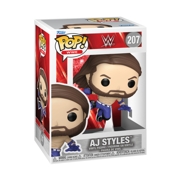 FUNKO POP! Vinyl Figur Sports Wrestling WWE Aj Styles 207