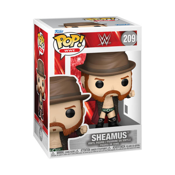FUNKO POP! Vinyl Figur Sports Wrestling WWE Sheamus 209